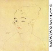 Vaduz Art Print - Girl's Head Turned Left
