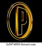 free art print of gold black font letter m 3d letter m in circle black gold metal freeart fa5674630