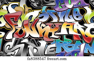 Free Art Print Of Graffiti Urban Art Background Seamless Design Freeart Fa