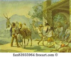 Harvest Art Print - Grape Harvest Celebration