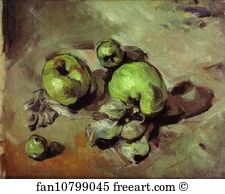 1873 Art Print - Green Apples