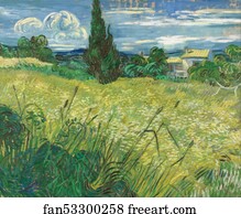 Green Art Print - Green Field