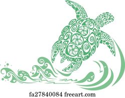 Free art print of Hawaiian Green Sea Turtle. Endangered Hawaiian Green ...