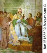 Gregory Art Print - Gregory Ix Approving The Decretals