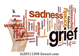 Free Grief Word Art Prints And Wall Artwork Freeart