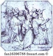 Male Art Print - Group Of Male Figures
