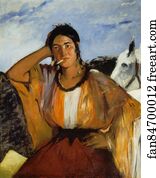 Édouard Manet Art Print - Gypsy With A Cigarette