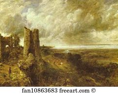 New Haven Art Print - Hadleigh Castle