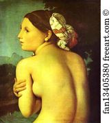 Half Art Print - Half-Figure Of A Bather