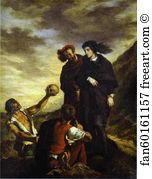 Horatio Art Print - Hamlet And Horatio In The Graveyard