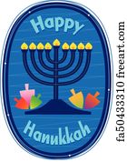 Free art print of Happy Hanukkah Cookie Menorah. Happy Hanukkah Cookie ...