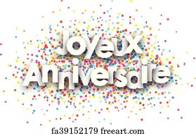 Free Joyeux Anniversaire Art Prints And Wall Artwork Freeart