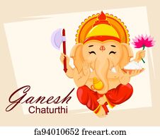 Free Lord Ganesha Cartoon Art Prints and Artworks | FreeArt