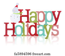 Free art print of Merry Christmas Sign. A colorful merry christmas sign