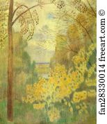 Bush Art Print - Hazel Bush