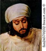 Head Of A Man Art Print - Head Of A Man
