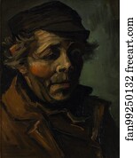 Head Art Print - Head Of A Peasant Withcap