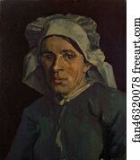 Head Of A Woman Art Print - Head Of A Woman