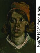 Head Of A Woman Art Print - Head Of A Woman
