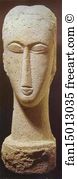 Limestone Art Print - Head