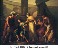 178 Art Print - Hector Calls Paris To The Battle