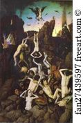 Dieric Bouts The Elder Art Print - Hell