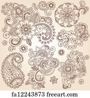 canvas print of henna flower mandala vector designs henna mehndi canvas print of henna flower mandala vector designs henna mehndi