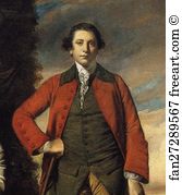 1760 62 Art Print - Henri Fane With His Guardians. Detail