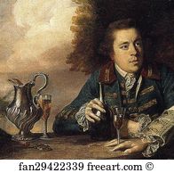 1760 62 Art Print - Henri Fane With His Guardians. Detail