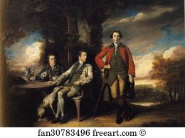 1760 62 Art Print - Henri Fane With His Guardians