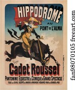 Cadet Art Print - Hippodrome Cadet Roussel