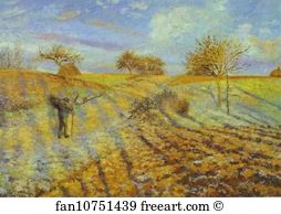 Camille Pissarro Art Print - Hoarfrost