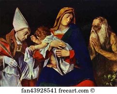 Conversation Art Print - Holy Conversation