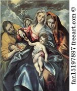 The Magdalen Art Print - Holy Family With Mary Magdalen