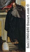 Saint Abthony Abbot Art Print - Holy Family With Saint John The Baptist, Saint Abthony Abbot, And Saint Catherine. Detail