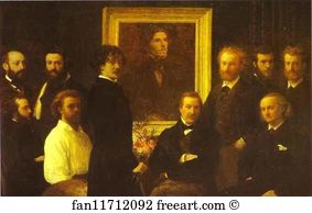 Homage Art Print - Homage To Delacroix