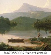 Museum Of American Art Art Print - Home In The Woods. Detail