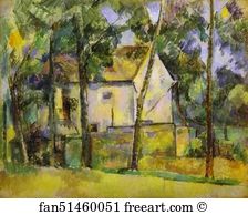 Lincoln University Art Print - House And Trees