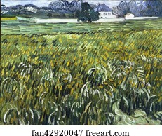 House At Auvers Art Print - House At Auvers