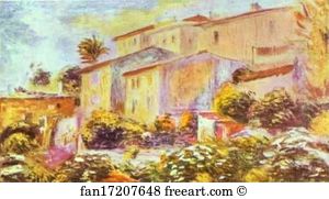 Cagnes Art Print - House At Cagnes