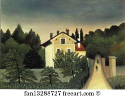 Carnegie Art Print - House On The Outskirts Of Paris