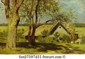 Broom Art Print - House With Broom-Trees