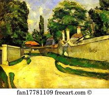 Route Art Print - Houses On The Roadside (Maisons Au Bord D'une Route)