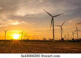 Free art print of Huay Bong Wind Farm Thailand | FreeArt | fa43066454