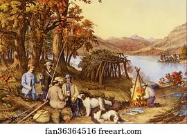 Hunting Art Print - Hunting, Fishing And Forest Scenes