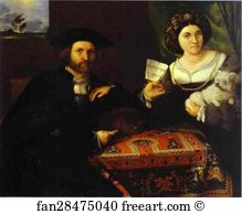 1543 Art Print - Husband And Wife