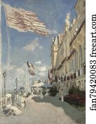 Hotels Art Print - Hôtel Des Roches Noires. Trouville