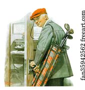 Locking Door Art Print - Important Business