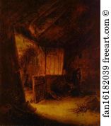 Barns Art Print - In A Barn