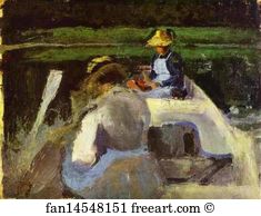 Radishchev Art Print - In A Boat